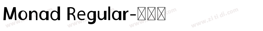 Monad Regular字体转换